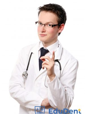 young and attractive medical student young and attractive man student